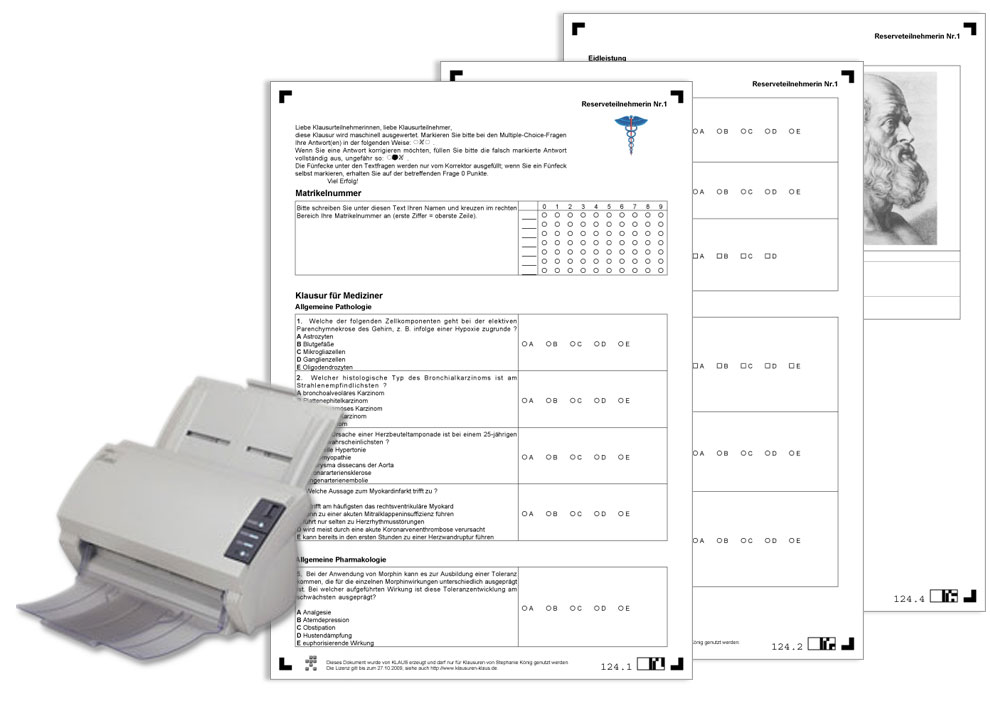 Rechtssichere Papierfragebögen