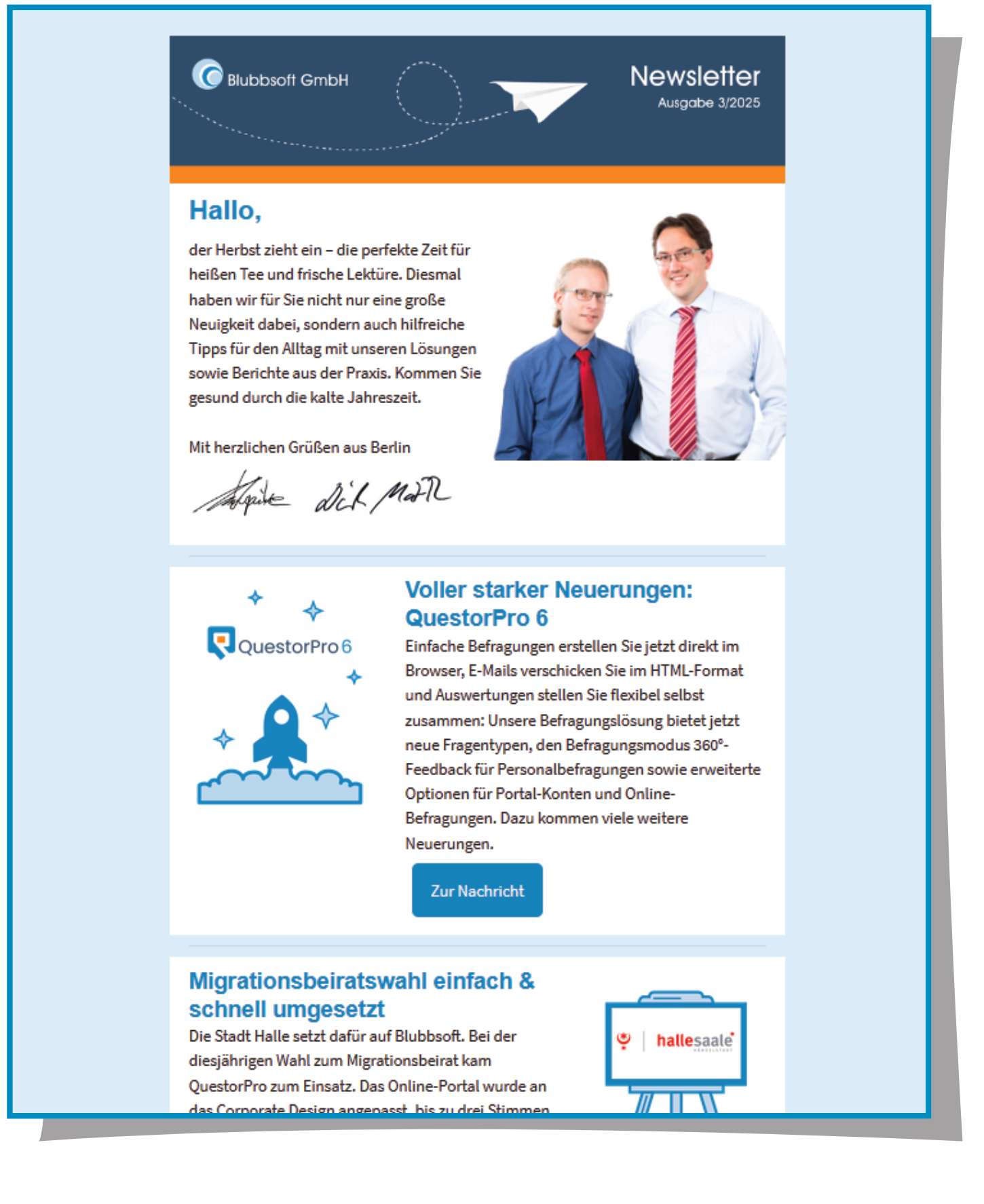 Thumbnail der aktuellen Newsletter-Ausgabe